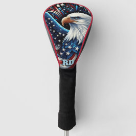 Patriotischer Amerikanischer Adler Golf Headcover