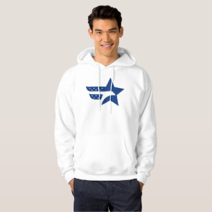 Patriotischer Amerikanischer Adler Stern Hoodie