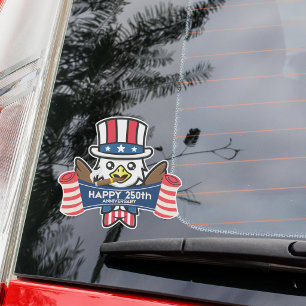 Patriotischer Amerikanischer Adler Zigarre 250. Ju Aufkleber