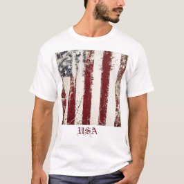Patriotischer amerikanischer Flaggen-T - Shirt