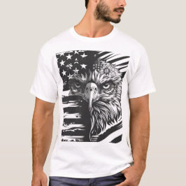Patriotischer amerikanischer Flaggen-T - Shirt