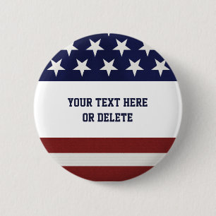 Patriotischer amerikanischer Unabhängigkeitstag Button