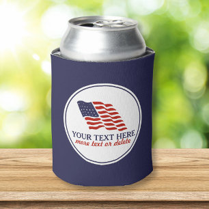 Patriotischer amerikanischer Unabhängigkeitstag Dosenkühler