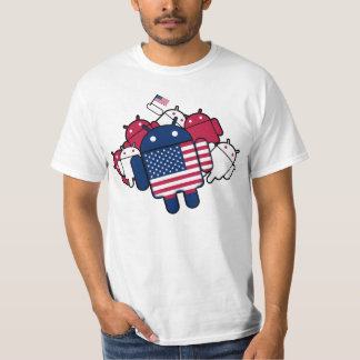 Patriotischer Android T-Shirt