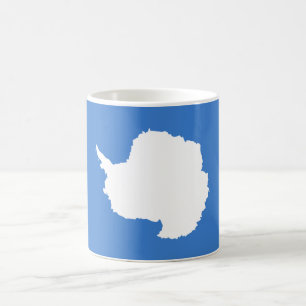 Patriotischer Antarktika-Flagge Kaffeebecher Kaffeetasse
