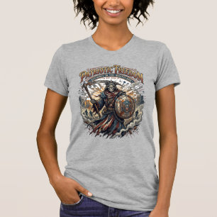 Patriotischer Apokalyptischer Freiheits-Sense-Zomb T-Shirt