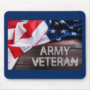 Patriotischer „Armee-Veteran“ Mousepad