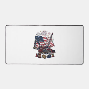 Patriotischer Aufbau USA Vintage Schreibtischunterlage