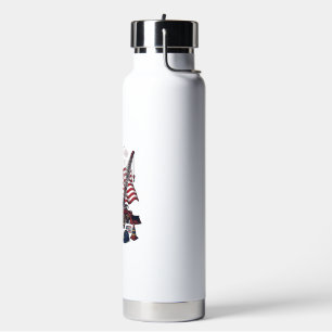 Patriotischer Aufbau USA Vintage Trinkflasche