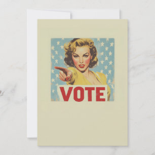 Patriotischer Aufruf zum Handeln: Abstimmung! Einladung