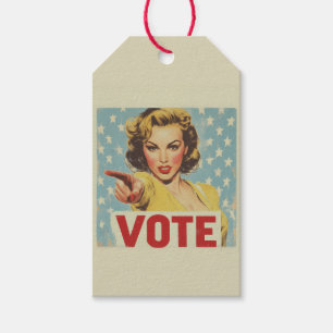 Patriotischer Aufruf zum Handeln: Abstimmung! Geschenkanhänger