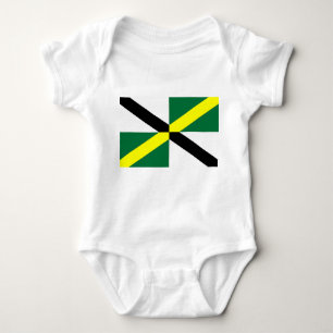 Patriotischer Baby Bodysuit mit Fahne von Monterey Strampler