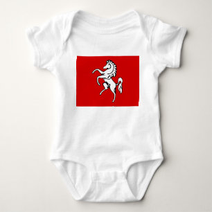 Patriotischer Babybodyanzug mit der Flagge des Ken Baby Strampler
