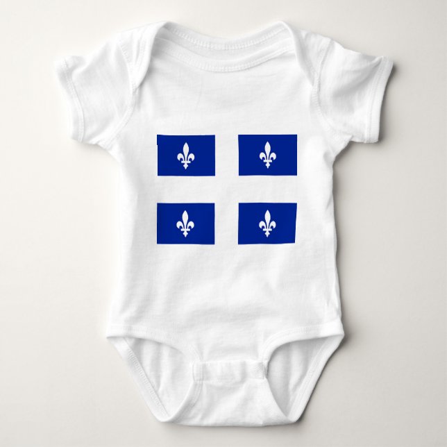 Patriotischer Babybodyanzug mit der Flagge von Que Baby Strampler (Vorderseite)