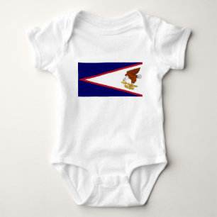 Patriotischer Babybodyanzug mit Fahne Amerikanisch Baby Strampler