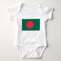 Patriotischer Babybodyanzug mit Flagge in Banglade