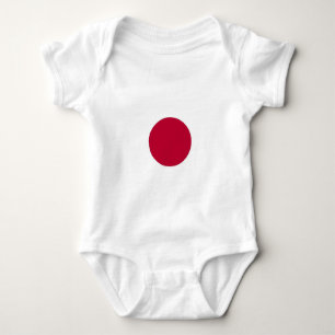 Patriotischer Babybodyanzug mit japanischer Flagge Baby Strampler