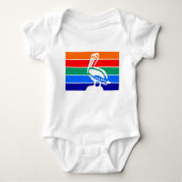 Patriotischer Babybodysuit, Flagge von St. Petersb