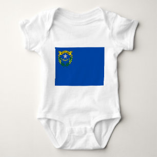 Patriotischer Babybodysuit mit Fahne von Nevada Baby Strampler