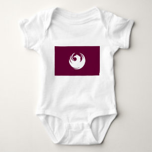 Patriotischer Babybodysuit mit Fahne von Phoenix C Baby Strampler