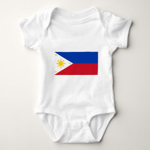 Patriotischer Babybodysuit mit Flagge auf den Phil Baby Strampler