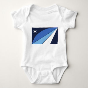 Patriotischer Babybodysuit mit Flagge von Columbia Baby Strampler
