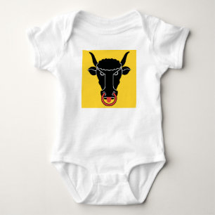 Patriotischer Babybodysuit mit Uri-Flagge Baby Strampler