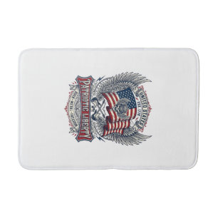 Patriotischer Bandana Rocker Old Glory Musik Rock Badematte