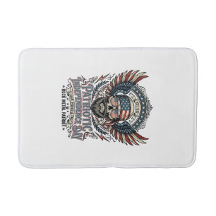 Patriotischer Bandana-Rocker Old Glory Musik Rock Badematte