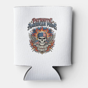 Patriotischer Bandana Rocker Old Glory Musik Rock Dosenkühler