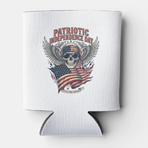 Patriotischer Bandana Rocker Old Glory Musik Rock Dosenkühler