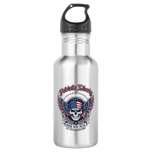 Patriotischer Bandana Rocker Old Glory Musik Rock Edelstahlflasche