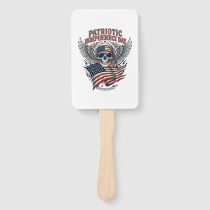 Patriotischer Bandana Rocker Old Glory Musik Rock Fächer