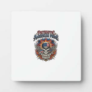 Patriotischer Bandana Rocker Old Glory Musik Rock  Fotoplatte