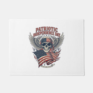 Patriotischer Bandana Rocker Old Glory Musik Rock Fußmatte