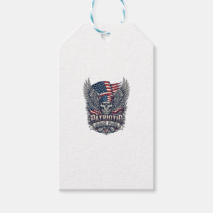 Patriotischer Bandana Rocker Old Glory Musik Rock Geschenkanhänger