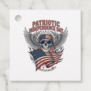 Patriotischer Bandana Rocker Old Glory Musik Rock  Geschenkanhänger