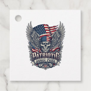 Patriotischer Bandana Rocker Old Glory Musik Rock  Geschenkanhänger
