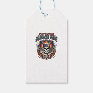 Patriotischer Bandana Rocker Old Glory Musik Rock Geschenkanhänger