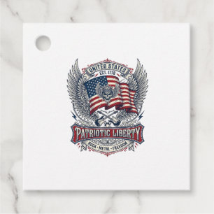 Patriotischer Bandana Rocker Old Glory Musik Rock  Geschenkanhänger