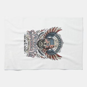 Patriotischer Bandana Rocker Old Glory Musik Rock  Geschirrtuch