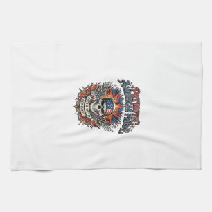 Patriotischer Bandana Rocker Old Glory Musik Rock  Geschirrtuch