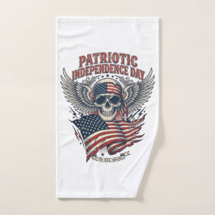 Patriotischer Bandana Rocker Old Glory Musik Rock Handtuch