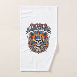 Patriotischer Bandana Rocker Old Glory Musik Rock Handtuch