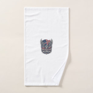 Patriotischer Bandana Rocker Old Glory Musik Rock Handtuch