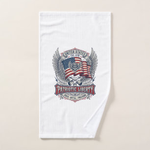 Patriotischer Bandana Rocker Old Glory Musik Rock Handtuch