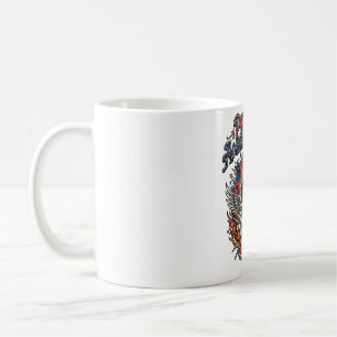 Patriotischer Bandana Rocker Old Glory Musik Rock  Kaffeetasse