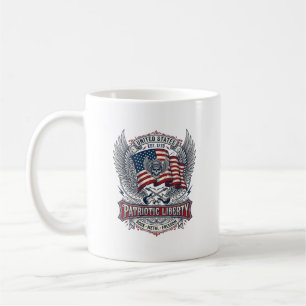 Patriotischer Bandana Rocker Old Glory Musik Rock  Kaffeetasse