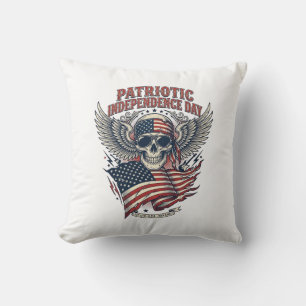 Patriotischer Bandana Rocker Old Glory Musik Rock Kissen
