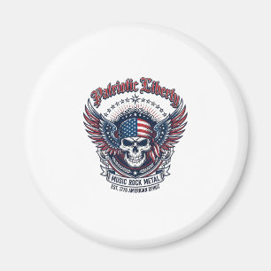 Patriotischer Bandana Rocker Old Glory Musik Rock Magnet